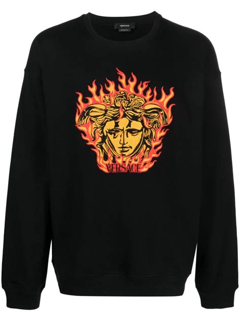 versace felpa medusa oro uomo|Versace LOGO MEDUSA UNISEX .